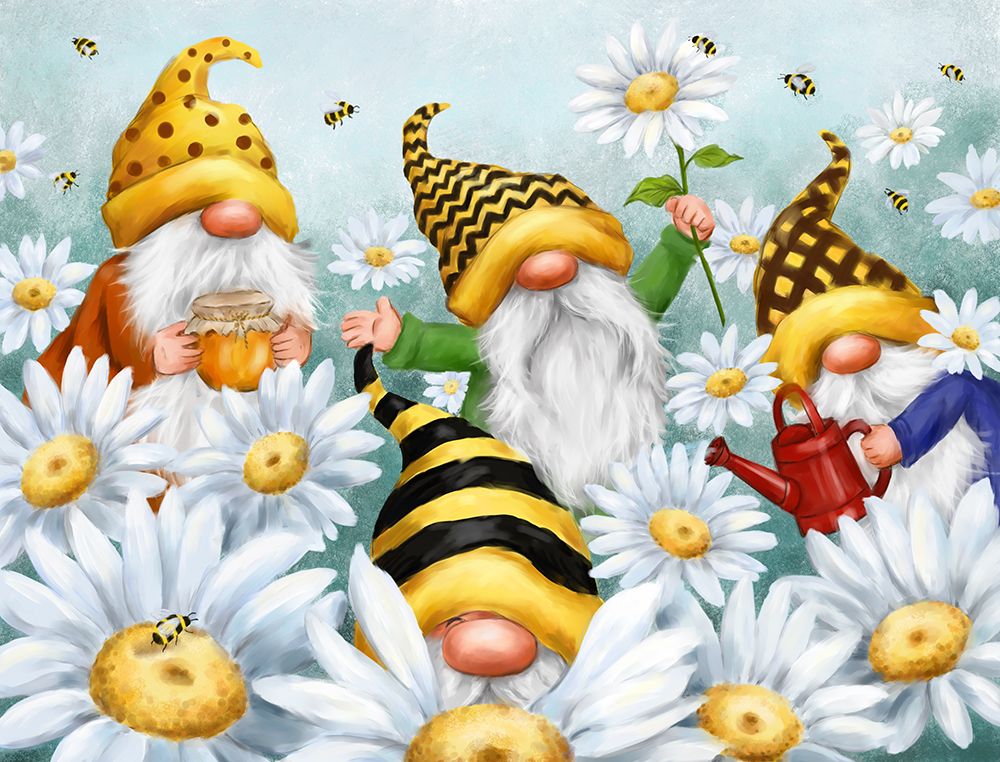 Gnomes in Daisys Field