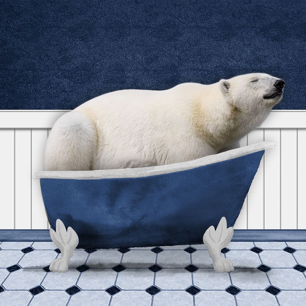 Bathing Polar Bear