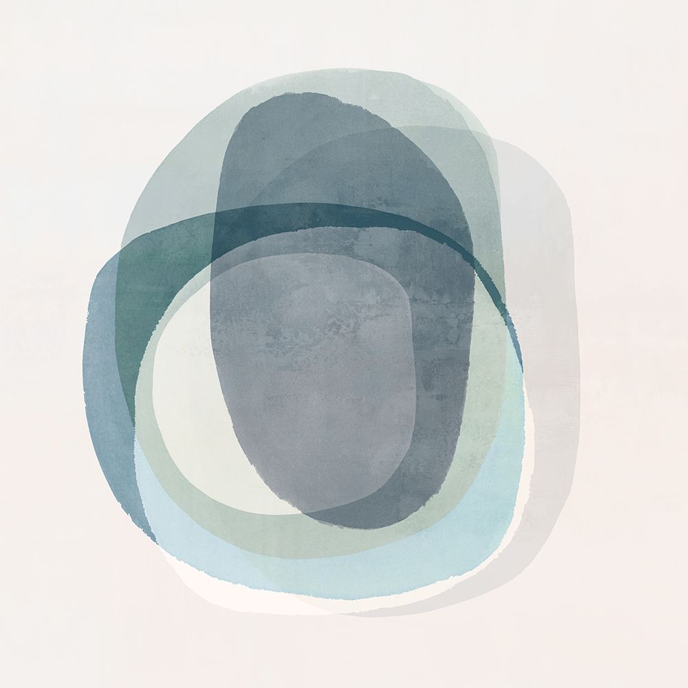 Overlapping Calm in Soft Hues