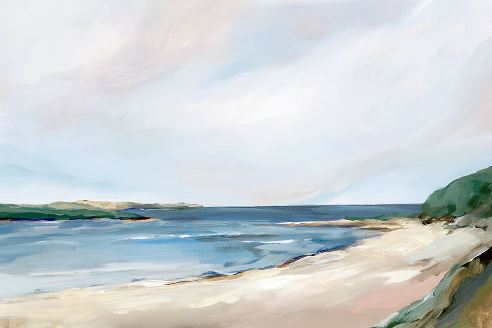 Coastal Serenity Under Vast Skies