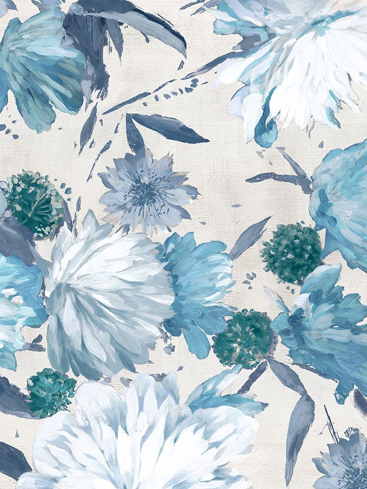 Gentle Blooms in Cool Hues II