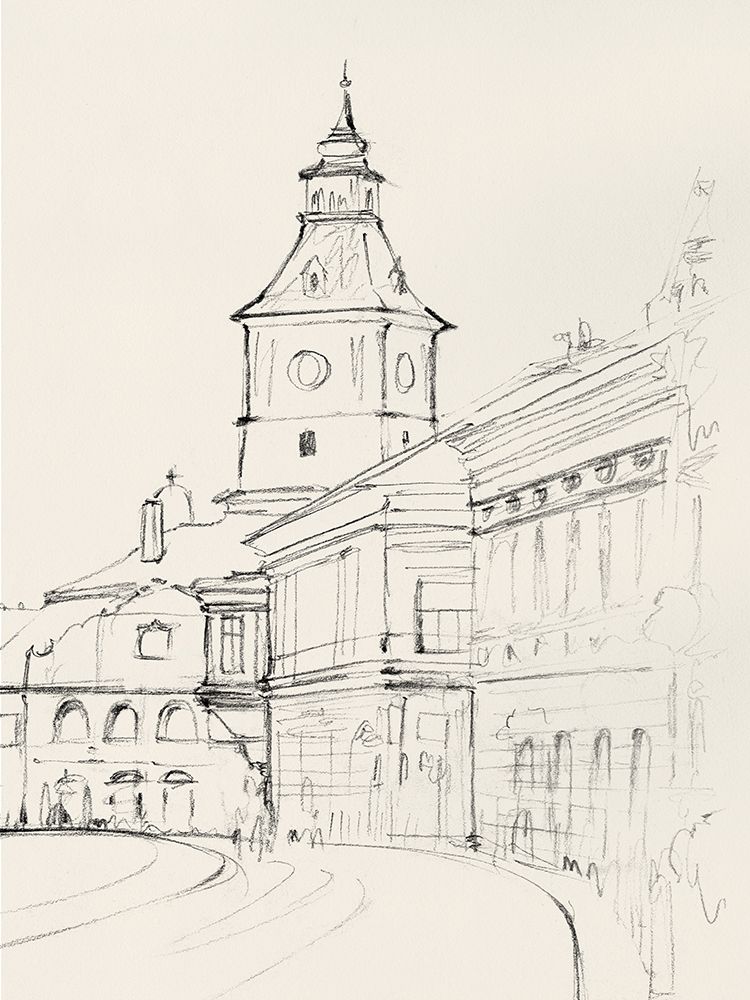 Clock Tower in Quiet Street