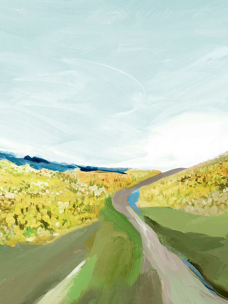 Pathway Through Golden Fields