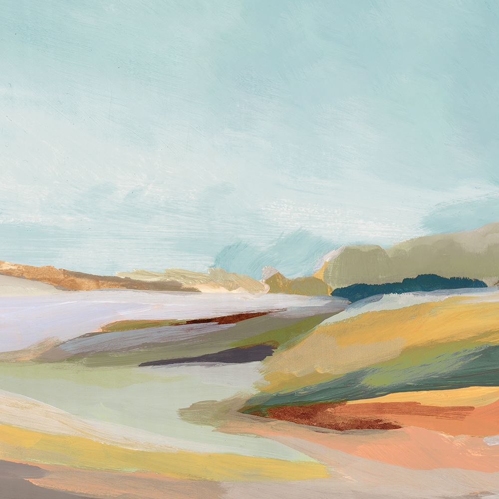 Pastel Horizon and Rolling Hills