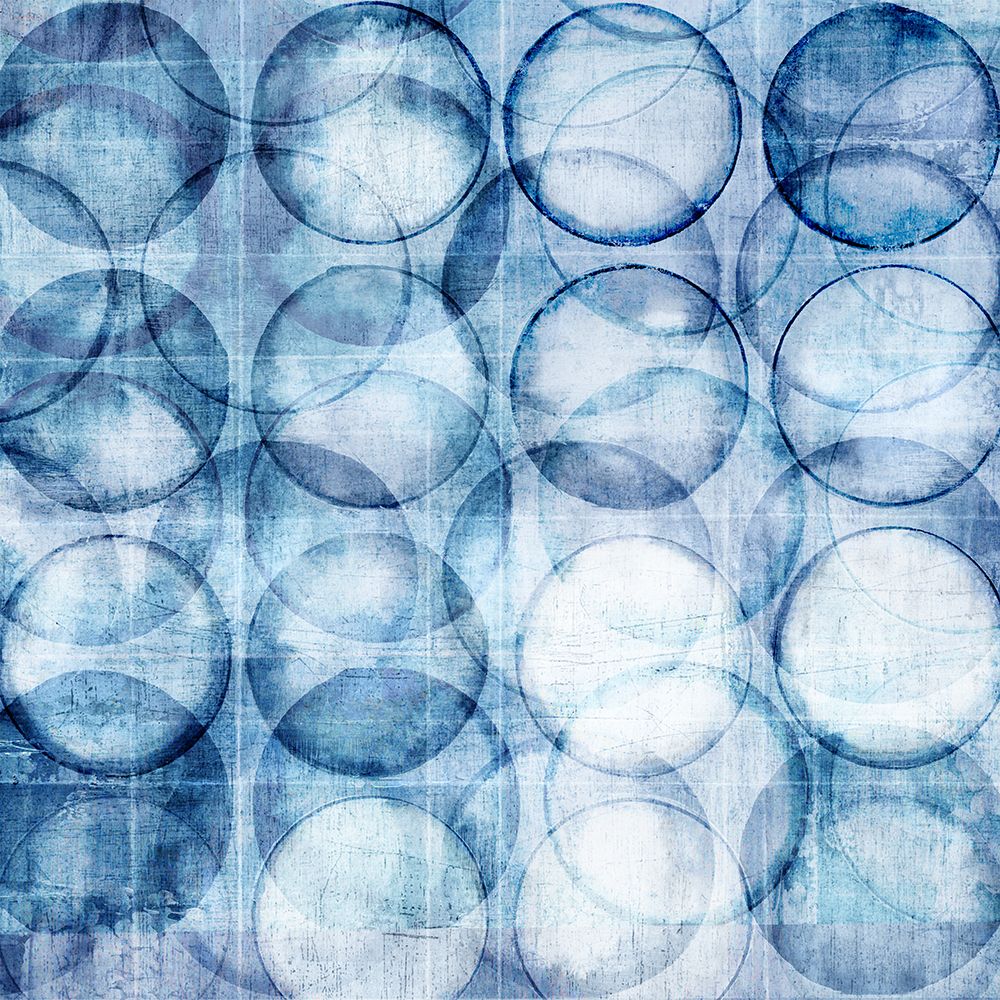 Geometric Harmony in Cool Blues