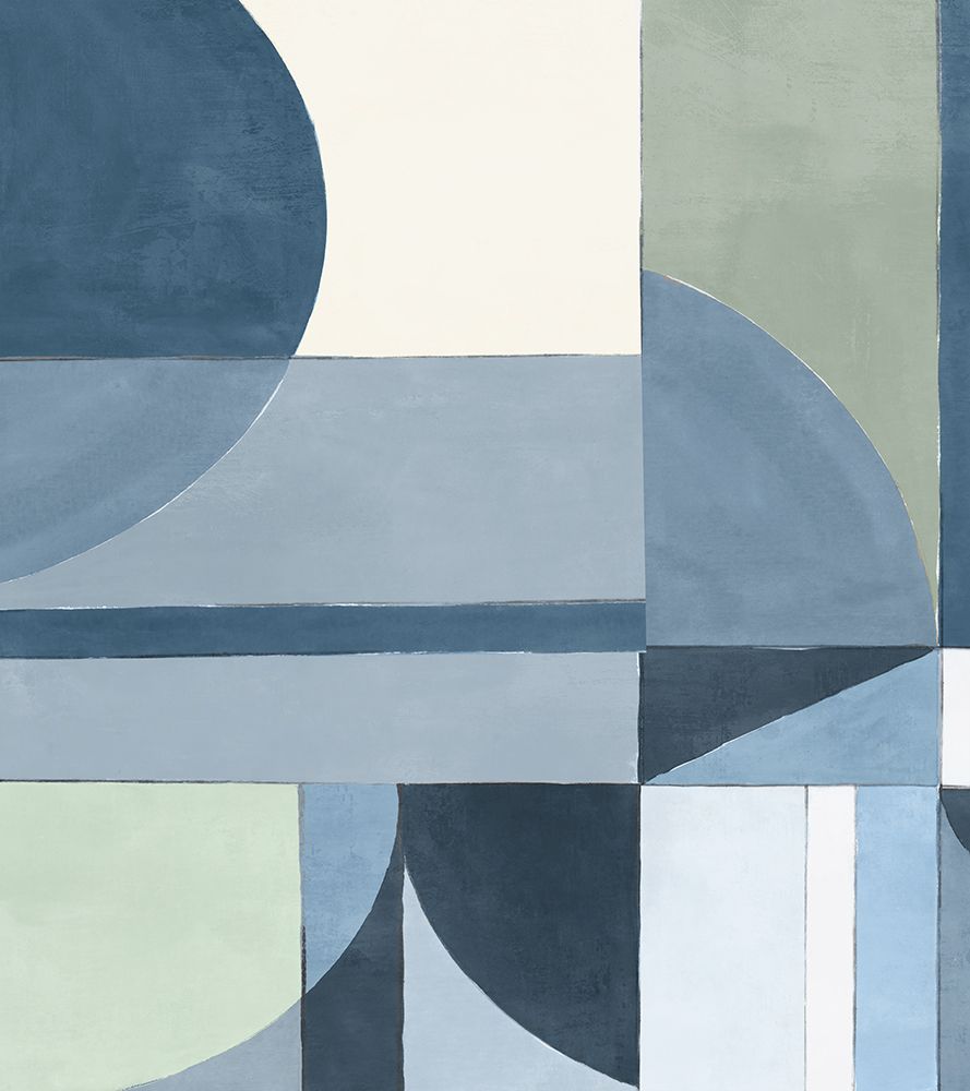 Geometric Harmony in Soft Hues I