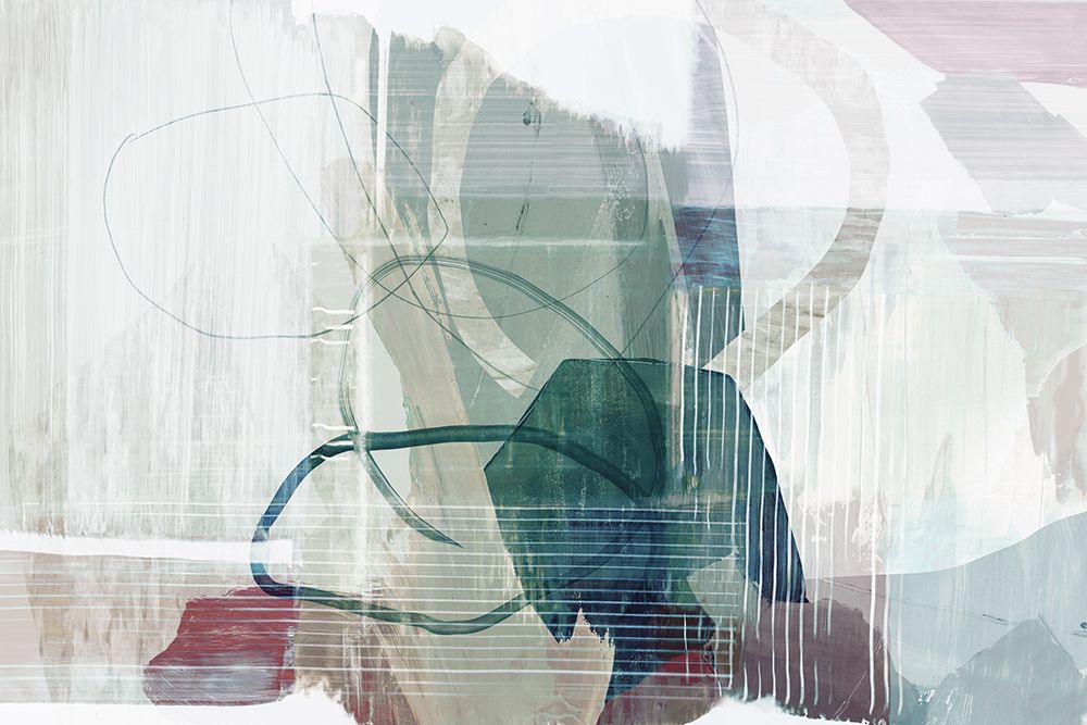 Abstract Flow of Subtle Colors