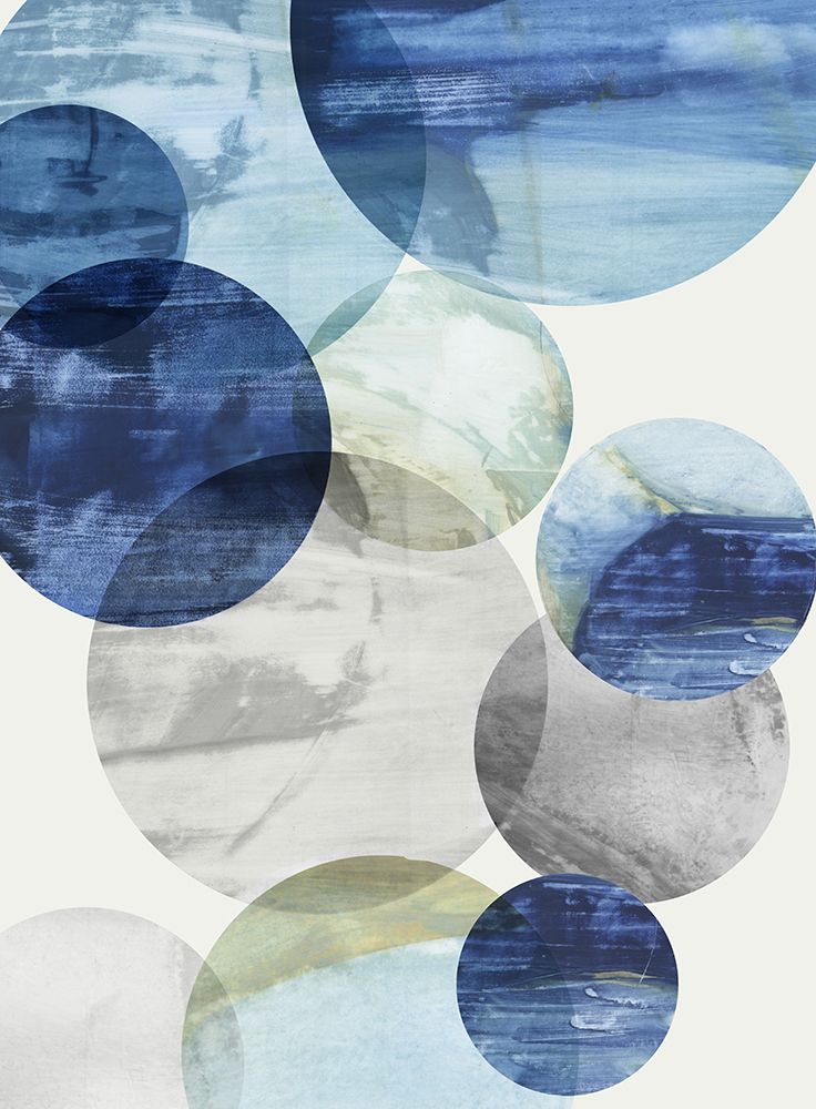 Blue Orbs in Motion II