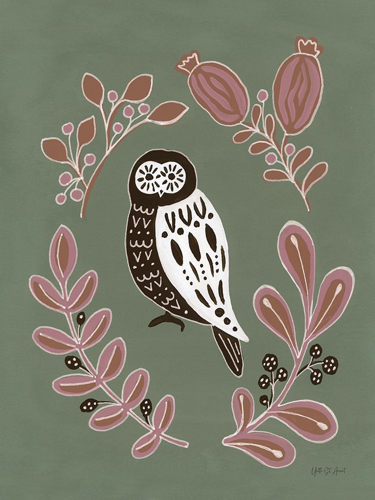 Woodland Folk Owl