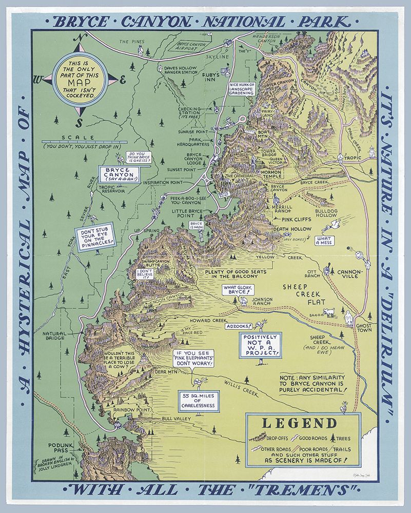 Bryce Canyon National Park Map