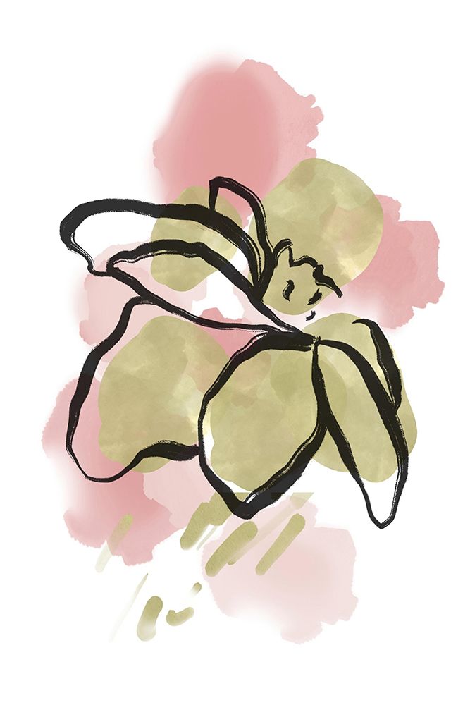 Botanical Pink Green 2