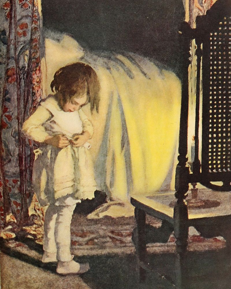 A Childs Garden of Verses 1905 - Getting Dress by Candlelight