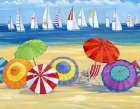 Umbrella Vista Art Print