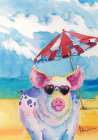Hip Shades Pig Art Print
