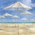 Blanco Beach Square II Art Print