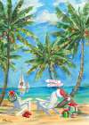 Holiday Palmas Belize - Vertical Art Print