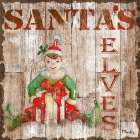 Vintage Christmas IV Vintage Print