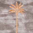 Tahiti Palm I - Peach Coastal Print