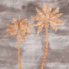 Tahiti Palm II - Peach Art Print