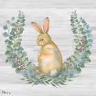 Grove Bunny I - Wood Art Print