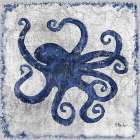 Saltwater Exploration II - Indigo Art Print