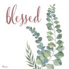 Eucalyptus Bloom II - White Art Print