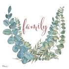 Eucalyptus Bloom IV - White Art Print