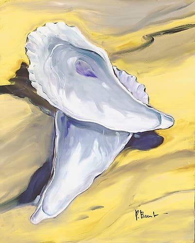 Oysters Close Up - On the Sand Coastal Print