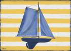Sunny Nautical II - Yellow Art Print