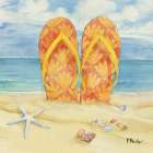 Toes in the Sand II Art Print