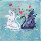 Love Birds III Art Print