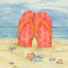 Toes in the Sand - VII Art Print