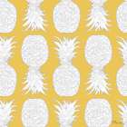 White Pineapple Repeat I Art Print