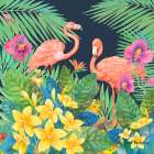 Tropical Fresh I - Midnight Art Print