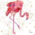 Feathered I - Gold Art Print