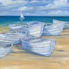 Blanco Beach Square VI Art Print