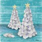 Oyster Tree - Blue Art Print