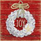 Oyster Wreath - Red Art Print