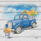 Flower Truck IV Art Print