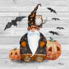 Halloween Gnome II Art Print