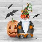 Halloween Gnome IV Art Print
