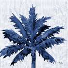 Hilo Palms I - Indigo Art Print