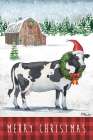 Christmas Cow Art Print