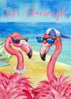 Flamingo Couple Art Print