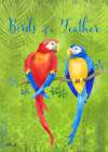 Bird Buddies Vertical Art Print
