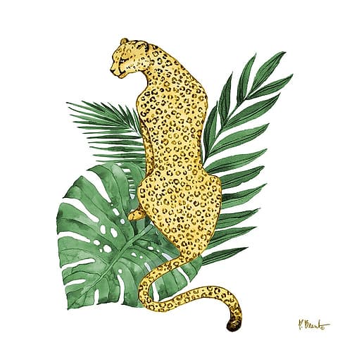 Wildcat Palms II Tropical Print