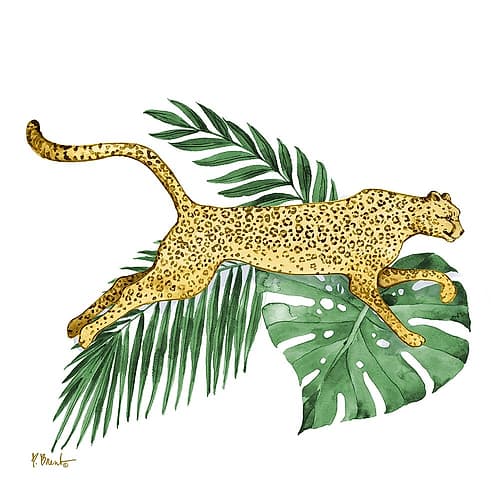 Wildcat Palms III Tropical Print
