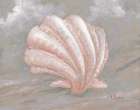 Impressions of Shells IV - Scallop - Peach Art Print