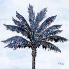 Hana Palm IV - Indigo Art Print