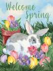 Floral Field Bunny II Art Print